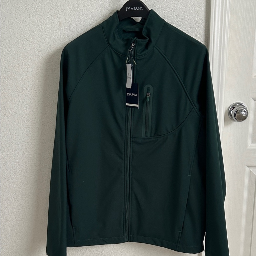 Jos. A. Bank Dark Green Lightweight Jacket, men’s size M (medium)